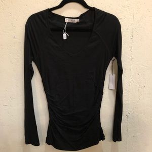Velvet by Graham & Spencer Black Top NWT Size Med